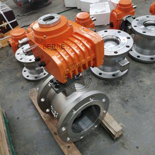扬州贝尔生产销售VQ947H DN50不锈钢电动V型调节球阀 16C