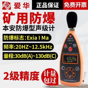 可选配1 OCT分析 噪声分析仪 杭州爱华YSD130矿用本安型声级计