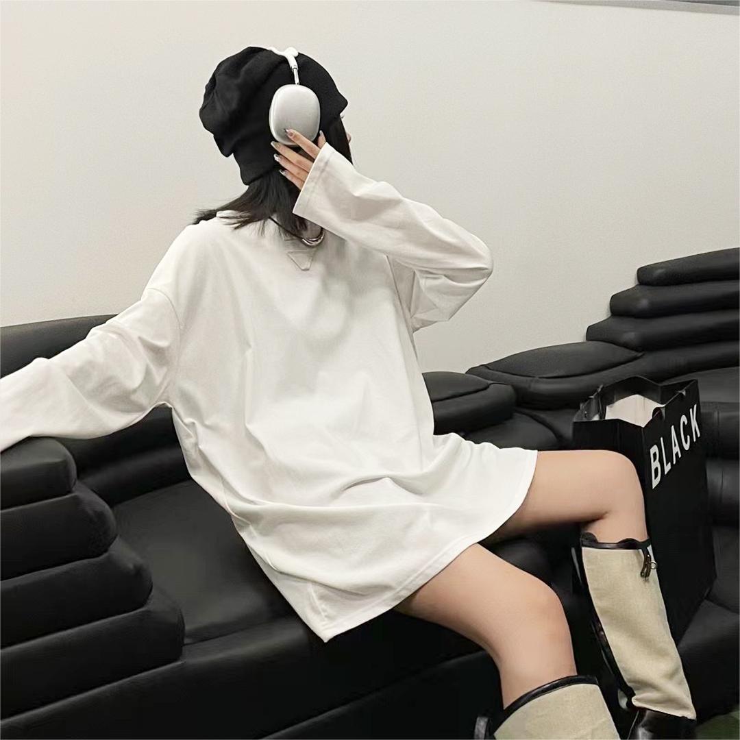 潮牌休闲中长款T恤宽松休闲潮