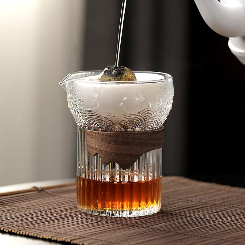 小青柑专用泡茶壶玻n璃茶水杯分离公道杯茶滤一体办公室红茶冲茶