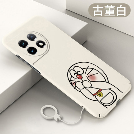 适用于一加Ace2手机壳Ace2pro全包超薄ace3硬壳新款开心叮当猫保护套oneplus个性1+ace不顶膜ACEPro裸机感