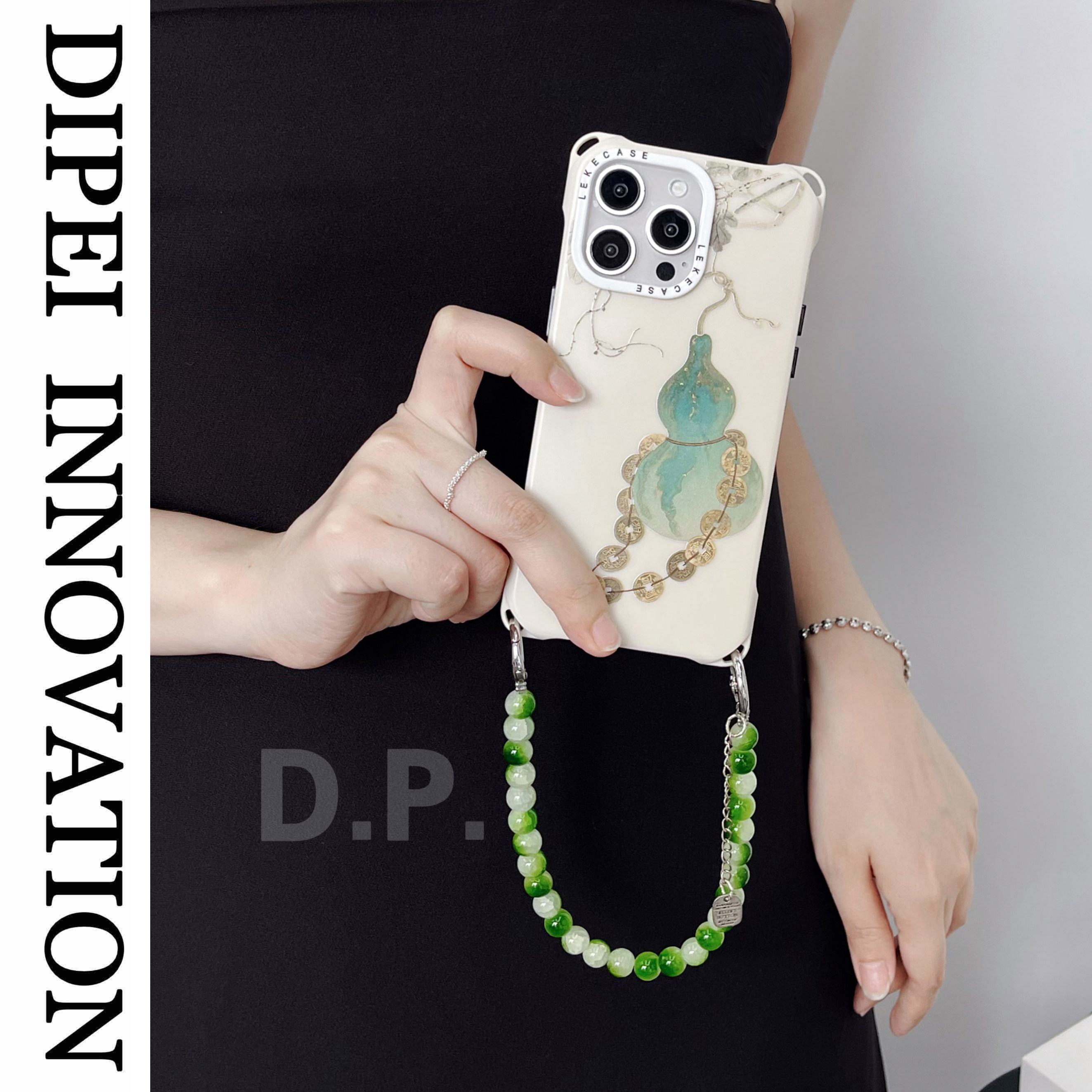 新中式葫芦挂绳手机壳适用iPhone17Promax华为mate