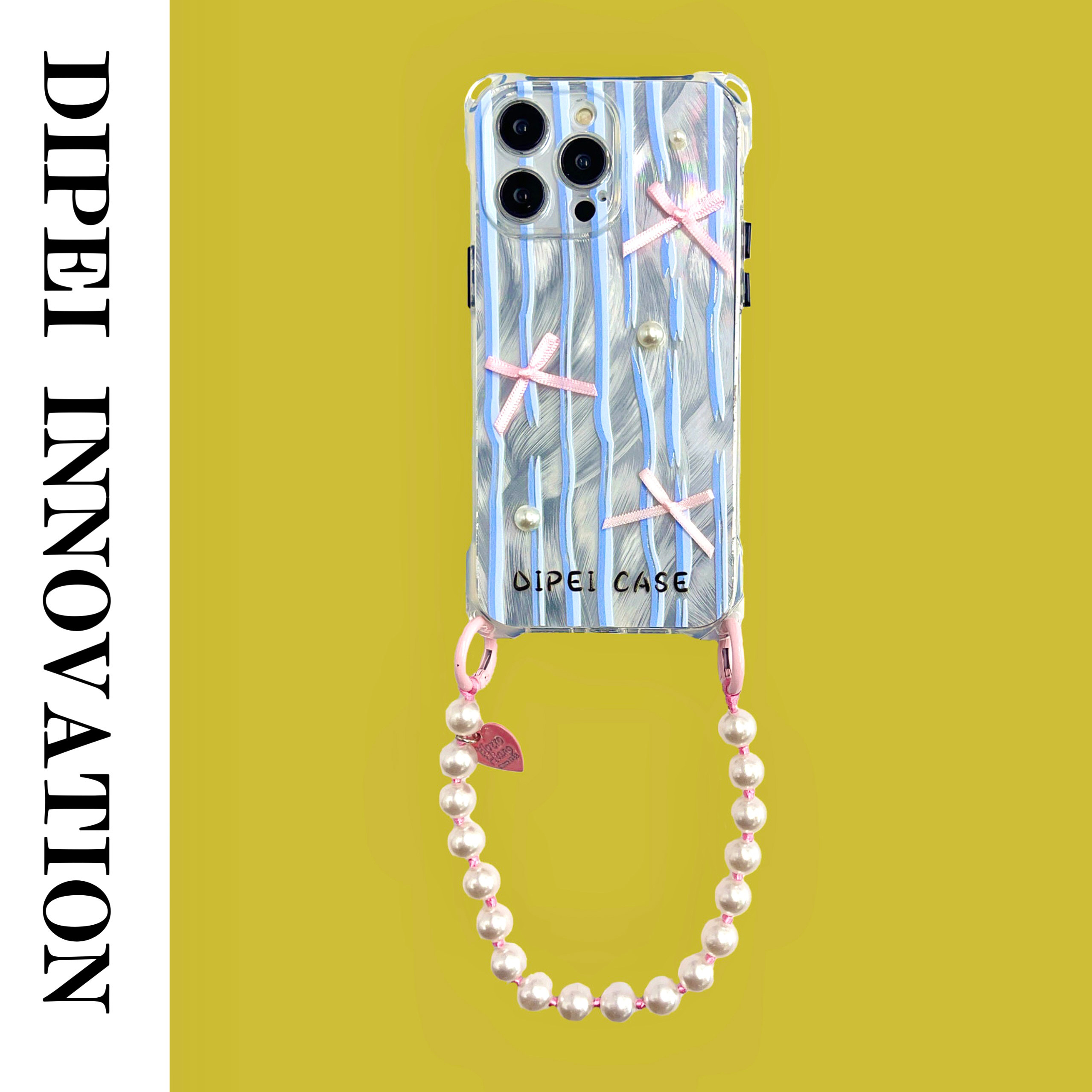 日韩条纹珍珠斜挎mate60pro手机壳侧背链条适用苹果15Promax手提小米14荣耀200华为nova12pro防摔保护壳,3C数码配件,手机保护套/壳,淘宝优惠券,粉丝福利购,淘宝优惠卷