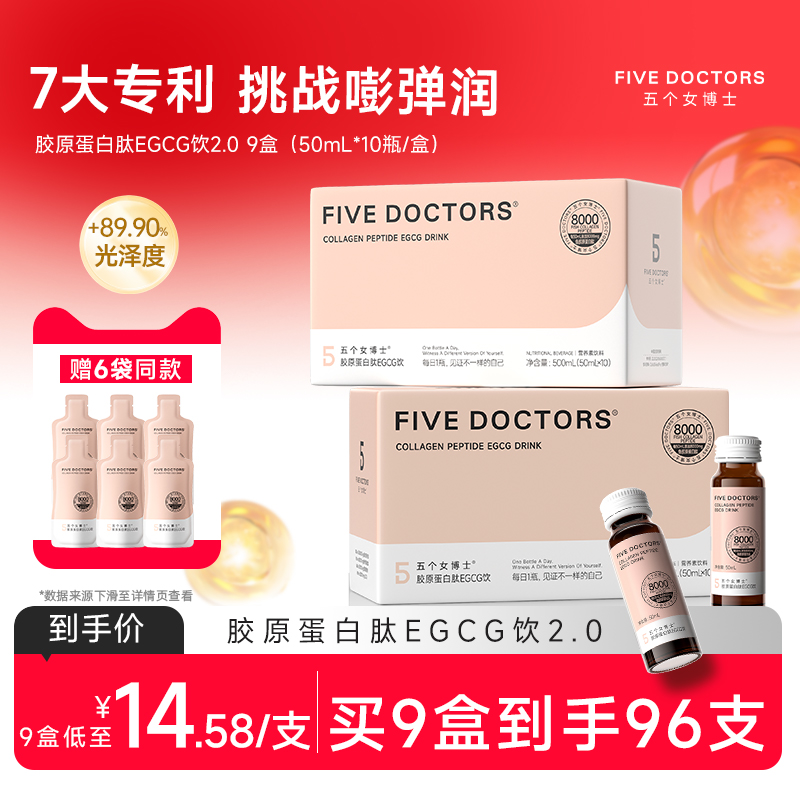 五個女博士玻尿酸膠原蛋白肽