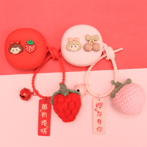 适用于科大讯飞iFLYBUDS Pro2/XFVI-A08蓝牙耳机保护套可爱卡通女孩iFLYBUDS Nano+/XFXK-A05一体式硅胶软壳