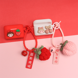 适用1MORE/万魔PistonBuds Pro活塞豆降噪版蓝牙耳机保护套可爱卡通女孩万魔 Q30舒适豆升级款一体式硅胶软壳