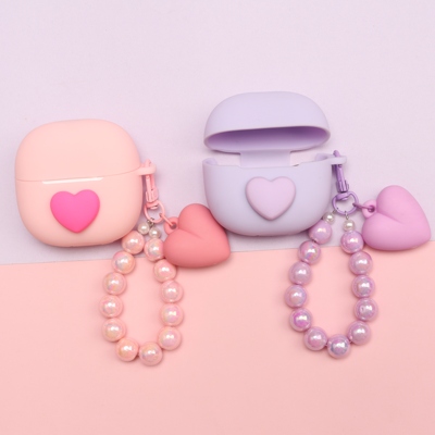 红米RedmiBuds6粉色爱心耳机套
