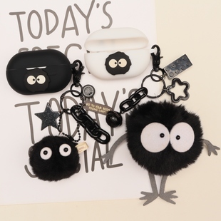 适用于SoundPEATS泥炭CC夹PearlClip蓝牙耳机保护套可爱情侣动漫卡通CC Pro/PearlClip Pro一体式硅胶软壳