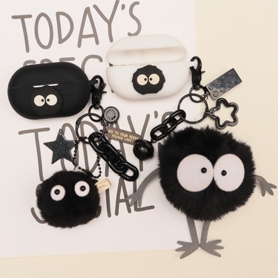 卡通泥炭CC夹PearlClip耳机套