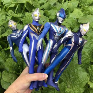 希卡利奥特慢玩具 阿古茹软胶人偶儿童超人男孩高斯 捷德机敏形态