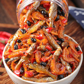 小鱼小虾拌饭酱下饭菜湖南特产自制农家味小鱼仔拌面酱下饭酱瓶装