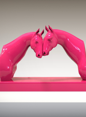 构得艺术家雕塑结婚摆件