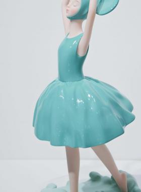 摆件构得艺术色然女孩澜2024限定