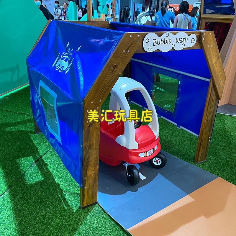 幼儿园户外防腐木制角色扮演早教