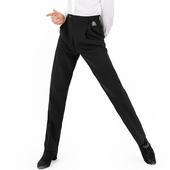 西裤 小脚长裤 成人男拉丁专业舞蹈修身 NK184东鑫舞服垂感萝卜裤