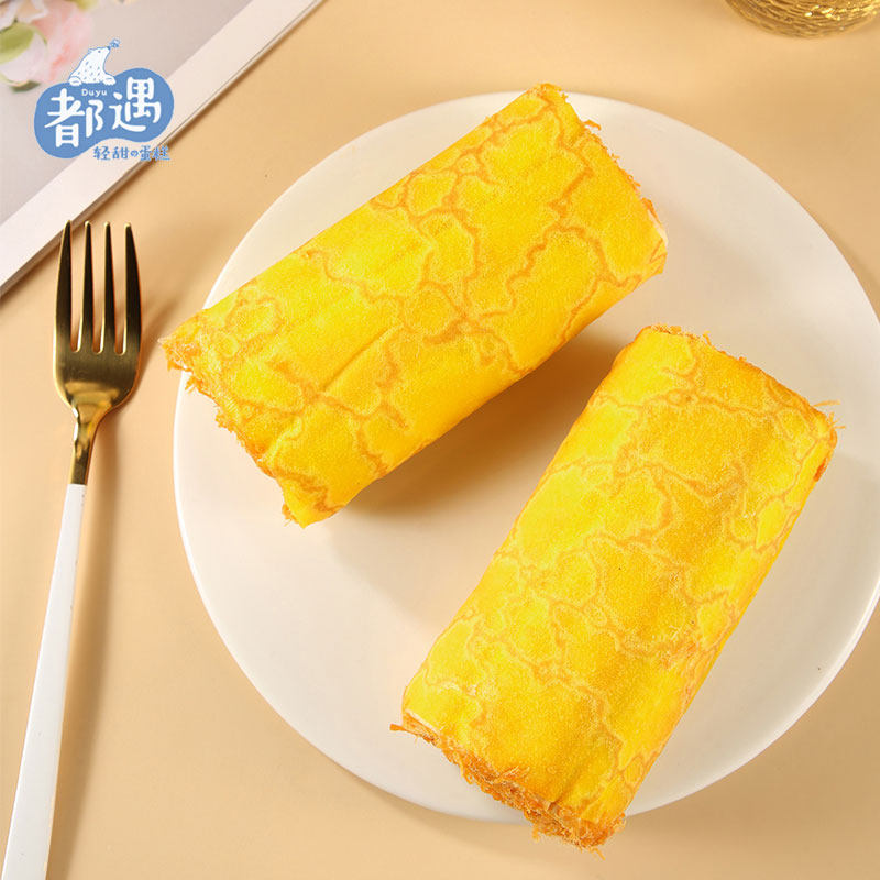 都遇蛋皮手卷面包肉松沙拉夹心蛋糕720g