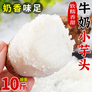 山东牛奶芋头9斤当季新鲜小香芋红芽芋艿槟榔毛芋头蔬菜整箱5包邮