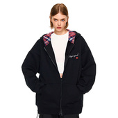 外套字母情侣休闲春秋冬季 RASP美式 复古连帽开衫 卫衣外套