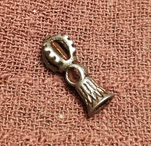 西藏元素铁质寒铁计头金刚铃配饰挂件测挂滴溜百搭diy饰品古玩款