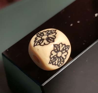 12mm手工款奶白色料器十字金刚杵佩珠隔珠百搭diy配饰配件法器