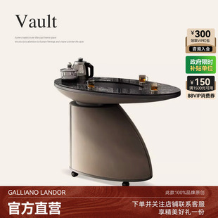 诚骏可移动茶台家用小茶台烧水壶一体客厅岩板茶车阳台茶桌椅组合