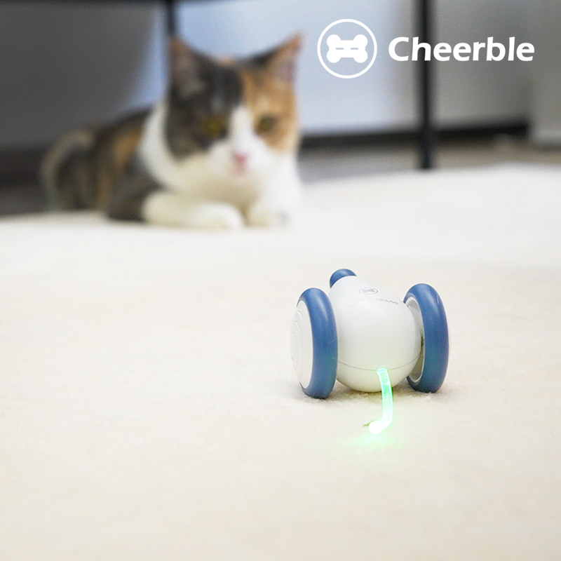 七布猫玩具老鼠电动发光