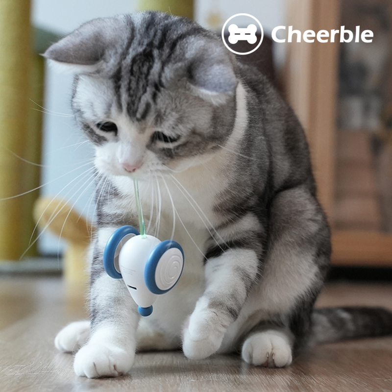 七布互动玩具鼠自动发光逗猫