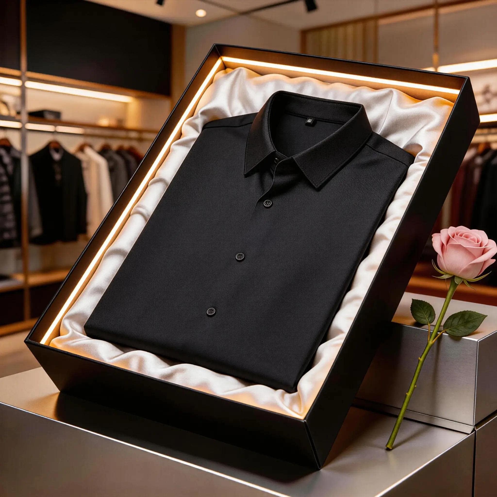 雅诺服装店男士短袖衬衫