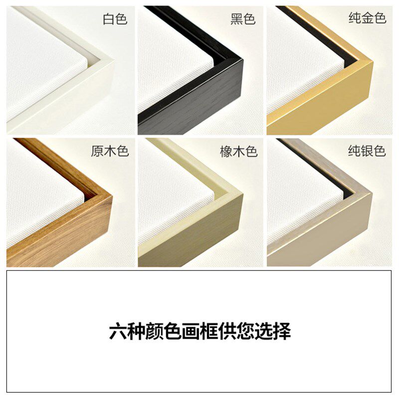 手绘抽象油画现代简约北欧黄绿抽象图G欧式美式背景餐厅客厅装饰