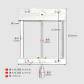 现货速发高精密平口钳q台虎钳CC镂空浮雕固定夹具台钳数控