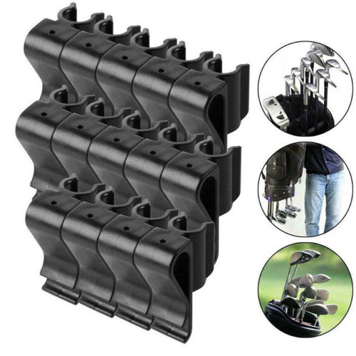 极速14Pcs Golf Club Clip On Clamp Holder StanQd Organizer Cl