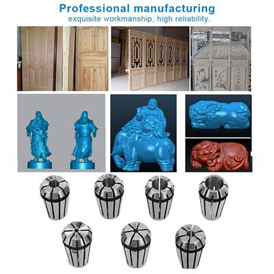 ER11-5mm雕刻机电机轴加长杆+7pcsER11筒夹