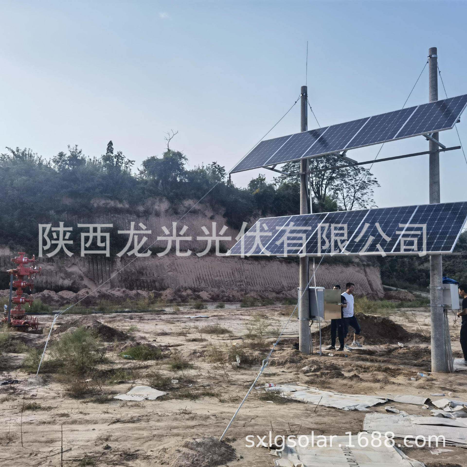 供应太阳能监控供电系统4g摄像头球机枪机云台离网光伏发电DC24V