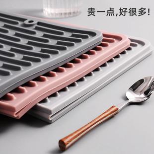 可折叠硅胶防烫垫锅垫耐高温餐桌隔热垫厨房台面沥水垫茶托杯