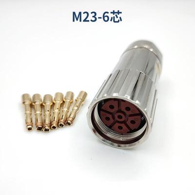 连接器防水伺服电机动力电源电缆/芯接头端子