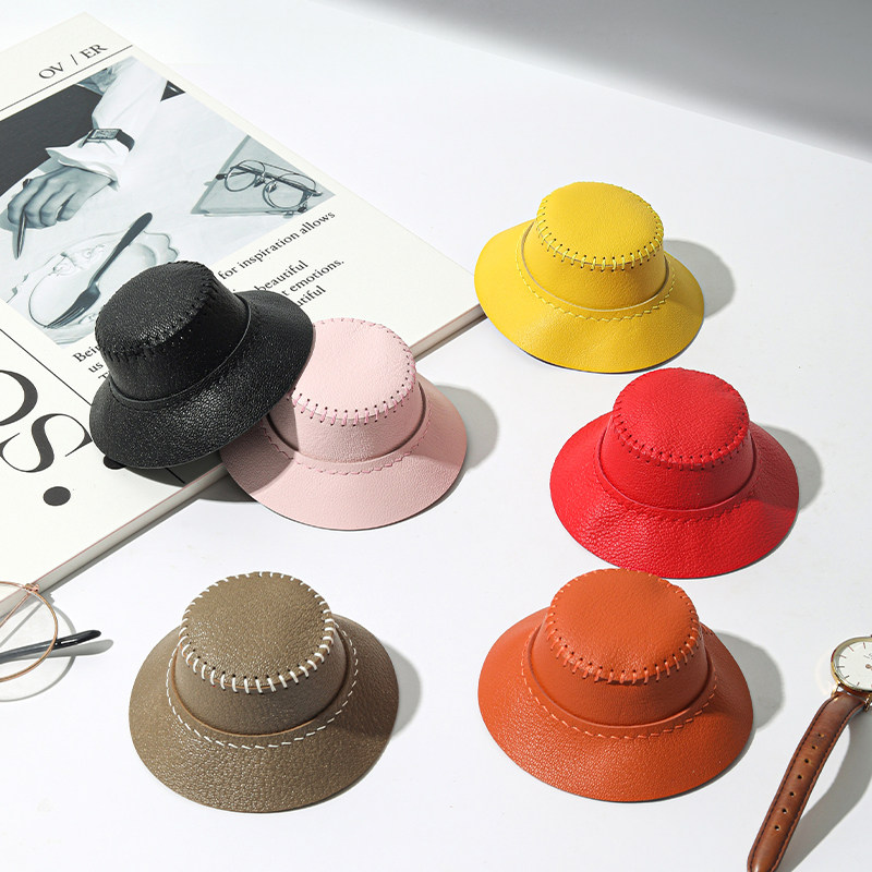 裁鱼手工节日礼物diy材料包头层羊皮真皮自制泡泡玛特娃娃帽子,居家布艺,缝纫DIY材料套装,淘宝优惠券,粉丝福利购,淘宝优惠卷