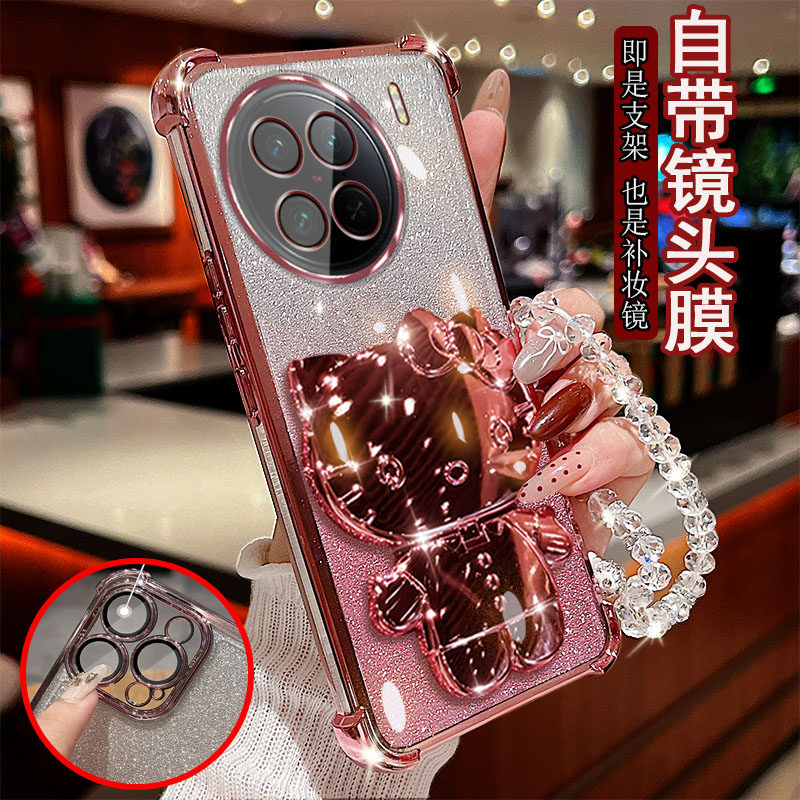 vivox90手机壳气囊小猫支架