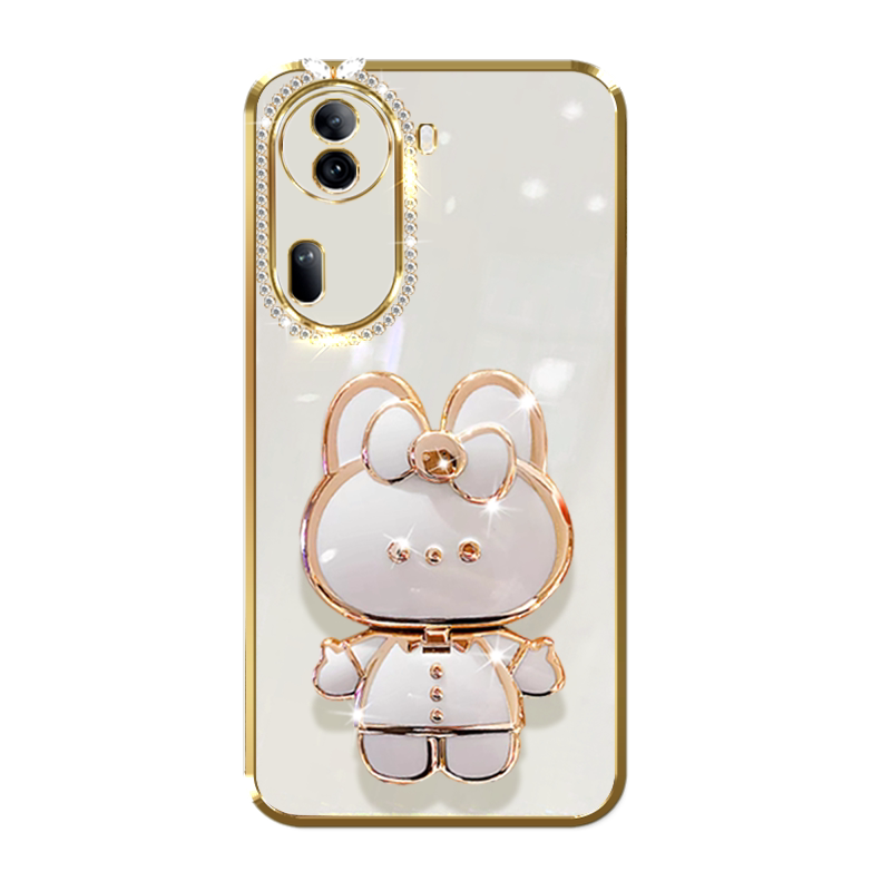 适用OPPOReno11手机壳支架镜子