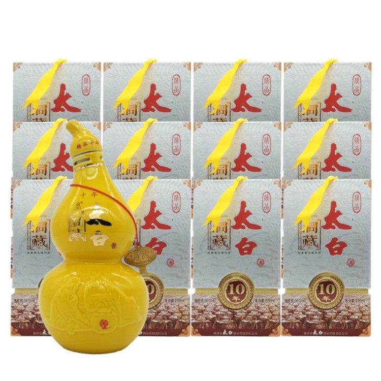 2013年产太白洞藏10年酒50度220ml小酒凤兼复合型酒