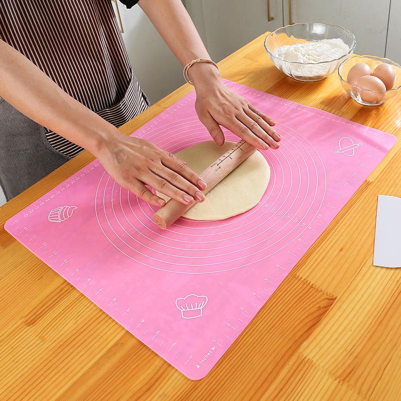 硅胶揉面垫加厚擀面垫面板案板家用塑料食品级不粘和面垫烘培工具