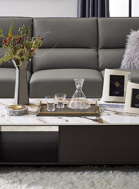 现代轻奢样板房高档皮质相框金属相框摆台M寸寸装饰相框软装饰品