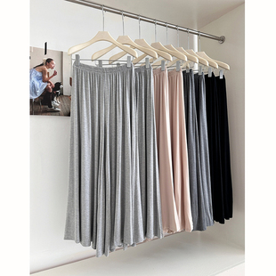 多色超飒长裤 休闲裤 女春夏宽松显瘦垂感甩甩裤 慵懒风莫代尔阔腿裤