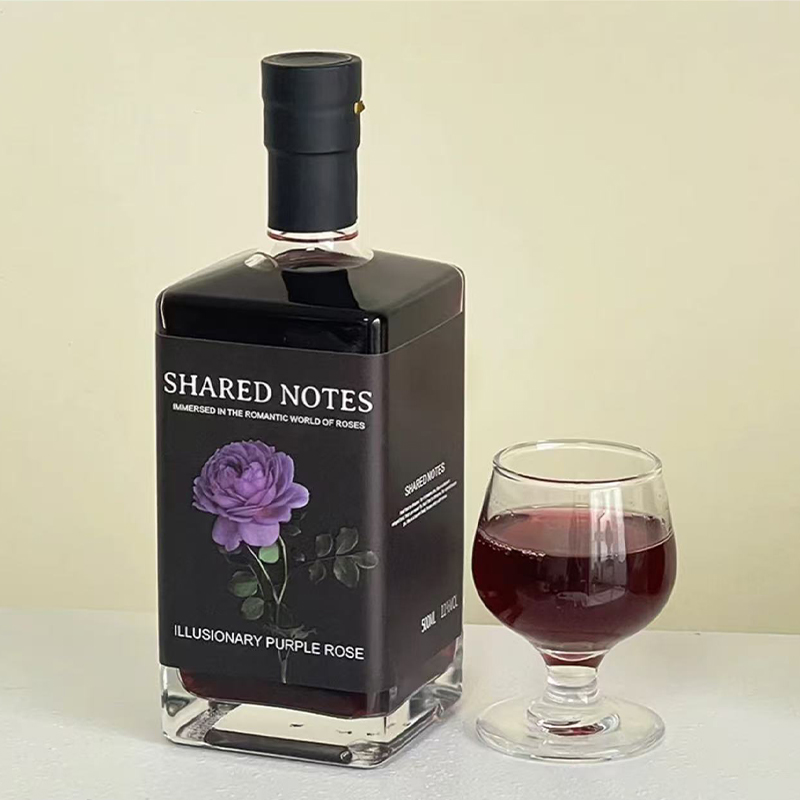 SHAREDNOTES幻紫玫瑰半甜红葡萄酒半甜型红酒女士低度微醺晚安酒