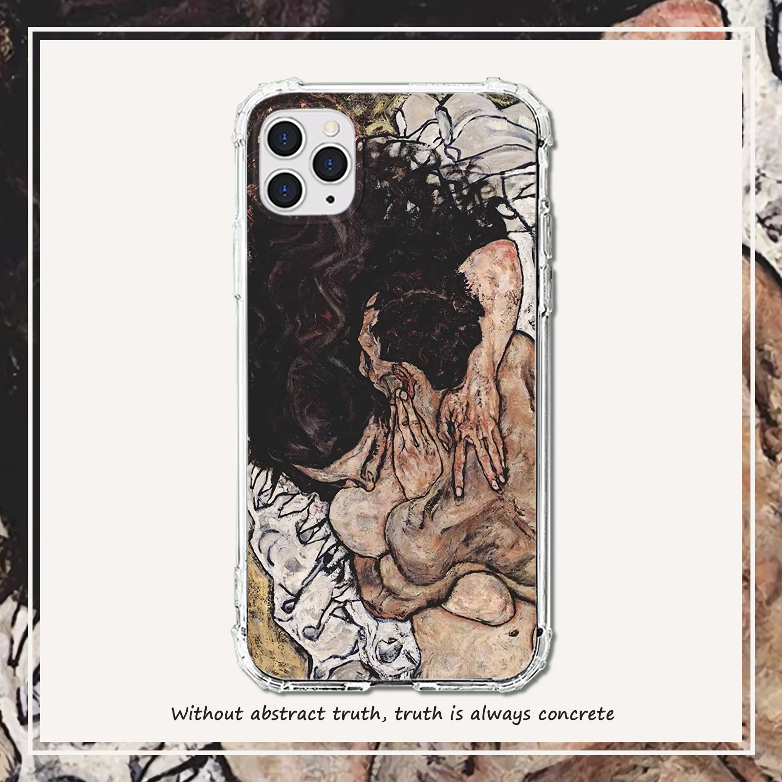 适用vivo抽象iqoo7小众艺术iqoo8pro席勒iqooneo5活力版nex/s1/s5/s6/s7/s9/s10pro/s7e/s9e透明s1pro手机壳