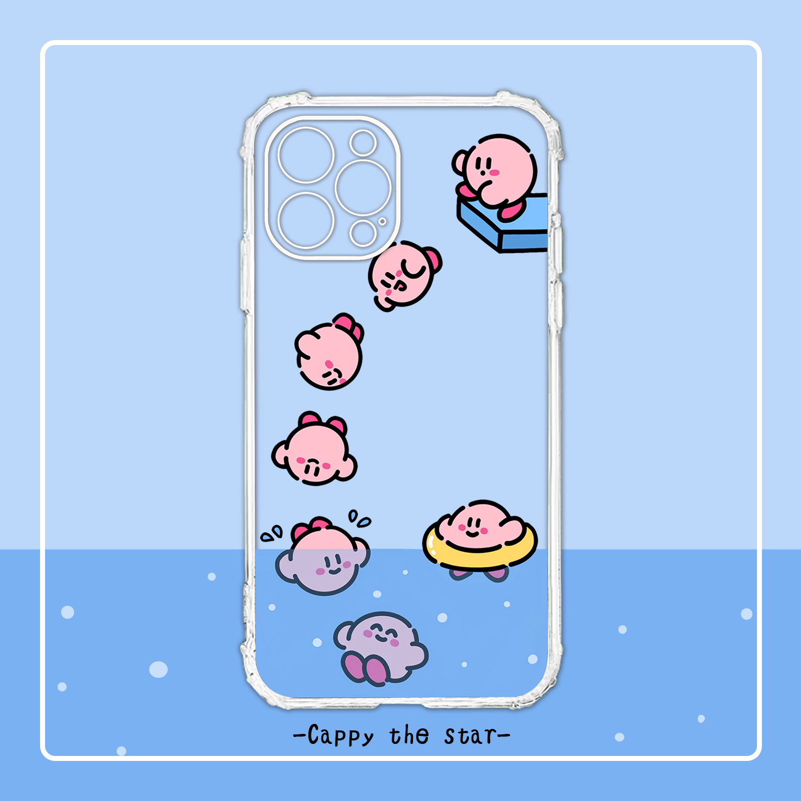 适用vivo星之卡比iqoo7可爱iqoo8pro卡通iqooneo5活力版nex/s1/s5/s6/s7/s9/s10pro/s7e/s9e透明s1pro手机壳