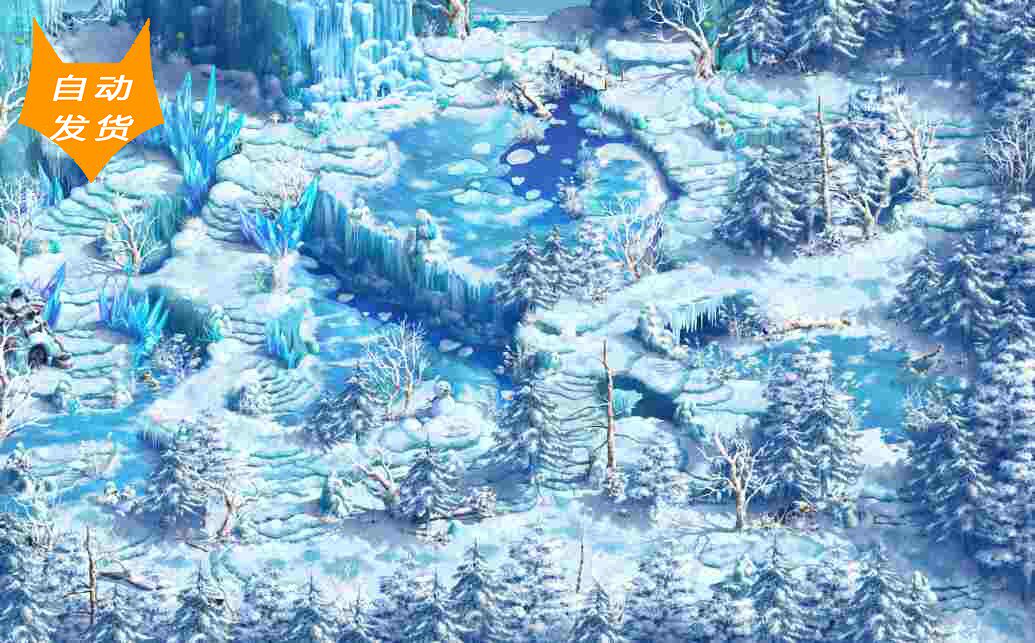 [2d素材] 冰雪高清场景地图图包 115p