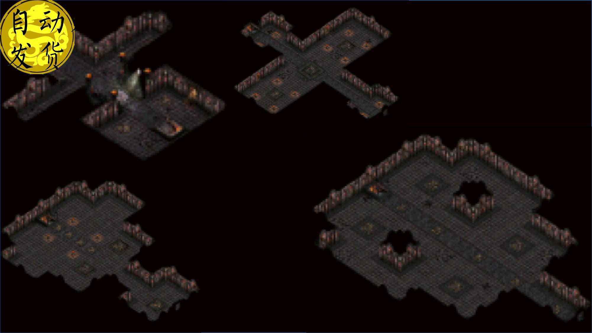 [地图素材] - 传奇2地图 恶魔地狱 独立地砖套图