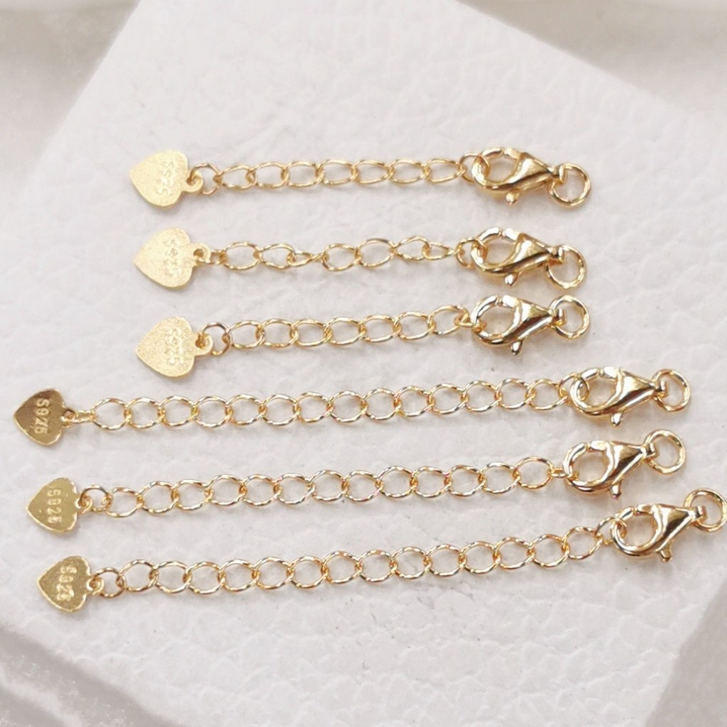 DIY配件 S925银项链扣 龙虾尾链扣 珍珠玉石手链接头搭扣 银扣