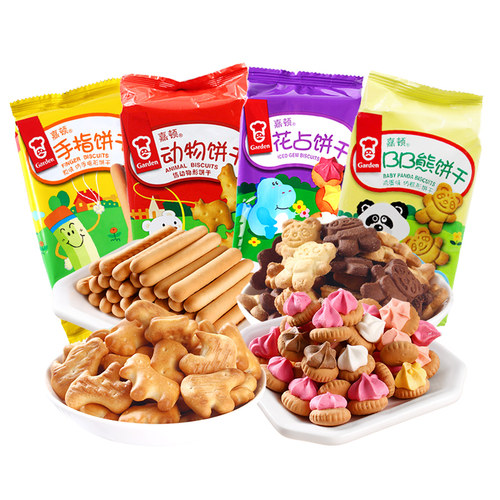 嘉顿儿童饼干花占饼童年怀旧零食