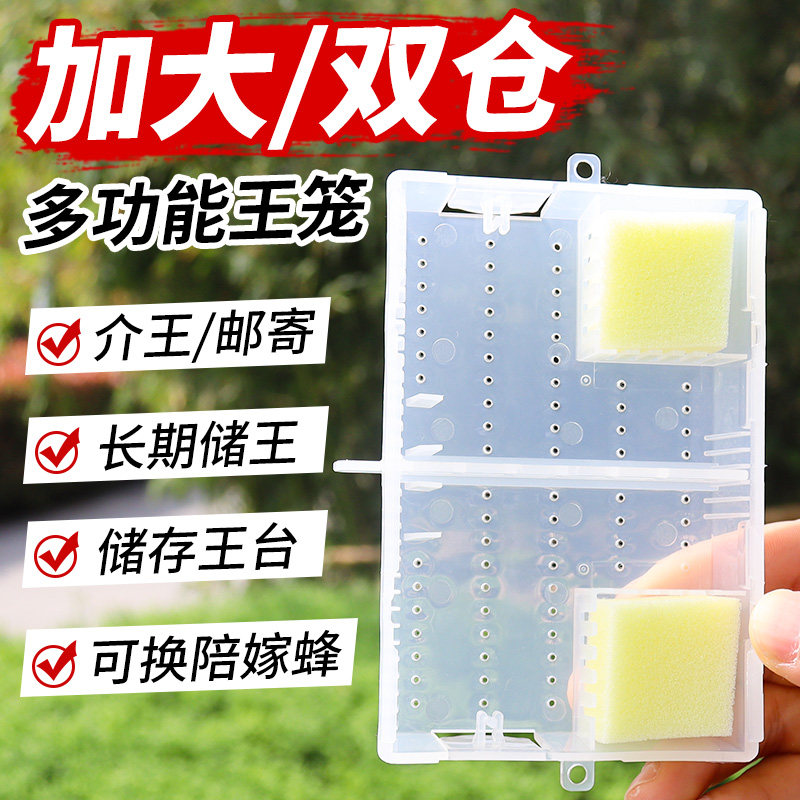 加大邮寄王笼多功能超大介王蜂王储存王台专用蜜蜂中蜂意蜂用控王